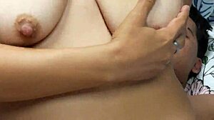 horny colombian babe panties off fucking stepbrother bedroom creampie