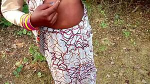 what happens when aunty endures painful outdoor forest pounding