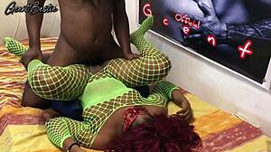 damn this rough fast black couple fucks so hard i can feel it pounding 😩💦