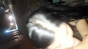 street vagina grope then suck friend's pierced cock milk!