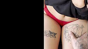 cute 18-year-old goth latina emo chokes on bwc in raw homemade casting