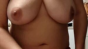 teasing my big natural tits for stepbrother cheating on husband