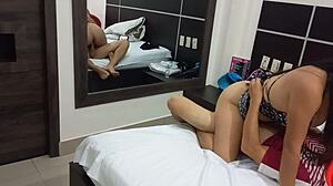 hot stepdaughter rides cock moaning sensually alone hotel intrigue