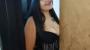 medellín's tattooed latina swallows cock and takes facial cumshot