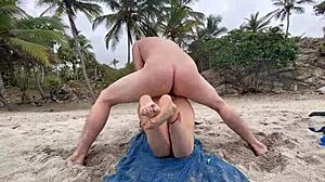 blakeproductions pounds latina ass extreme on nudist beach pov!