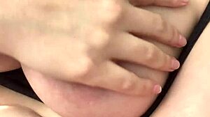 Stepsis' juicy natural tits bounce in horny first-time POV