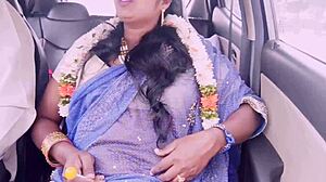 housewife sneaks dirty car romance behind husband?
