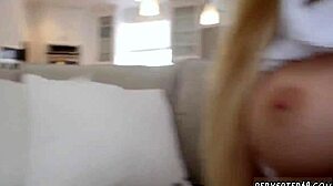 milf cherie deville kisses passionately while impregnated by stepcomrade's monster cock
