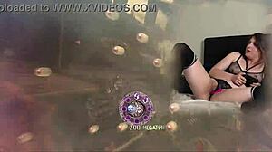 can this sexy bimbo gamer's lovense make her orgasm playing bayonetta?