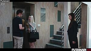 damn, this shemale futa creampies cute 18+ blonde amirah adara hard!