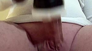 Tall Amateur Fleshlight Fuck Ends in Close-Up Cumshot