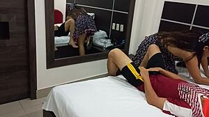 hot stepdaughter rides cock moaning sensually alone hotel intrigue