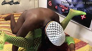 damn this rough fast black couple fucks so hard i can feel it pounding 😩💦
