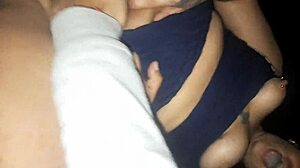 street vagina grope then suck friend's pierced cock milk!