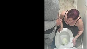 ever seen amateur toilet piss fail this bad repeatedly?