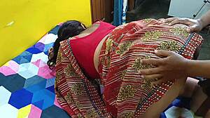 Desi Newlywed Housewife Rough Doggy Village Sex