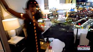 what if cute tattooed gypsy pamela morrison teases her shaved pussy with vibro before bending over for a facial cumshot