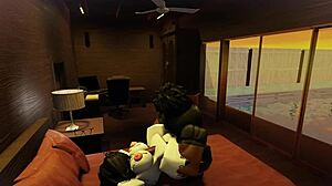 Early Morning Breeding Session With Big Black Cock