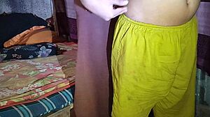 Girlfriend's private midnight doggystyle fuck real couple heat!