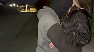 married babe fucks stranger live in street for hubby