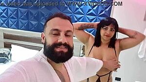 a couple's raw adventure: mattos fucks bareback then pauses filming to slip on a condom before quick cum