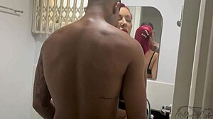 double bareback anal creampie for cuckold watching milf assfucked hard