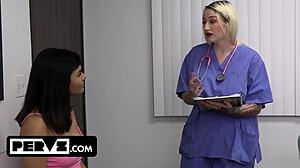 Naughty Latina Apryl Rein Rides Doctor for Virginity Cert Cum Deal