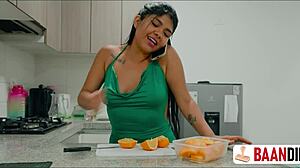 HORNY PERUVIAN WIFE CRAVES DICK WHEN HUBBY'S GONE!