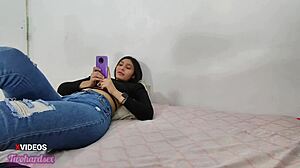 Horny Latina Best Friend Bent Over For Doggystyle Cum