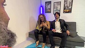 baiana gf joins bf's group fuck orgy cowgirl rides everyone 😩🍆👥