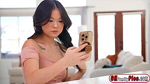 Stepbrother Ricky Spanish Fucks Petite Asian Lulu Chu Pussy