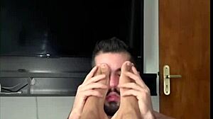 Workmate slut facefucked before leaving huge cock humiliation!