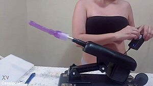 gf's new sex machine orgasms wildly?