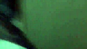 Miss Chocolate's fat ebony ass squirts on dildo