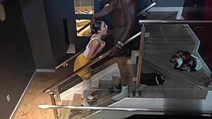 Kylie Quinn's Petite College Slut Craves BBC Deepthroat Doggie