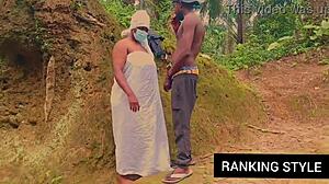 curvy bbw moans wild outdoors pounded hard by monster cock missionary