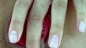 Juicy prolapsed asshole teases after anal destruction close-up play