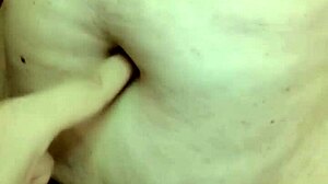 i love exploring this beautiful curvy milf's fat navel up close during massage.