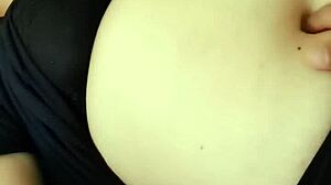 i love exploring this beautiful curvy milf's fat navel up close during massage.