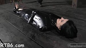 Bound Chick Punished with Rough Facial and Pussy Torment in BDSM