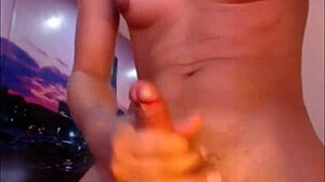 Transexual Crossdresser Teases Body in Intimate Solo Session