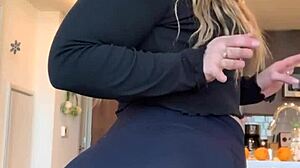 Pawg Rips Pants Stretching Her Massive Ass And Tits
