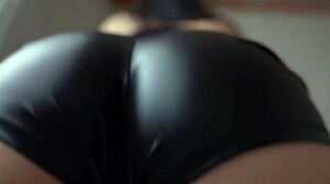 sit on my face while i fart in leather shorts