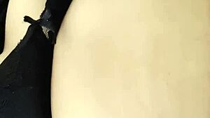i love exploring this beautiful curvy milf's fat navel up close during massage.