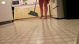 Giantess Dawnskye1962 Finds Tiny Shrinky Kitchen Heel Play