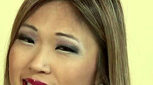 Beautiful Asian Lesbian Licks Pierced Nipples in Jacuzzi Sex