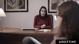 Angela White Guides Shy Double Penetration Therapy