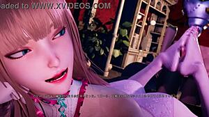 BEAUTY FOOTJOB ORGASM SHOOTING CUM BDSM GAME!