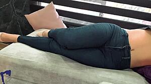 Mature latina milf friend blows and rides cheating creampie