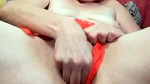 Horny MILF Pillow Humps Fingers Fists Squirt